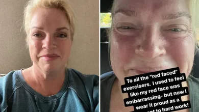 WORKIN’ UP A SWEAT Sister Wives star Janelle Brown shares sweaty selfie from brutal workout following her incredible ‘100-lb’ weight loss WORKIN’ UP A SWEAT Sister Wives star Janelle Brown shares sweaty selfie from brutal workout following her incredible ‘100-lb’ weight loss