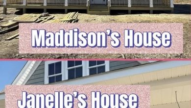 Janelle Brown and her daughter Maddison are building their houses directly across from each other on the farm. Janelle Brown and her daughter Maddison are building their houses directly across from each other on the farm.